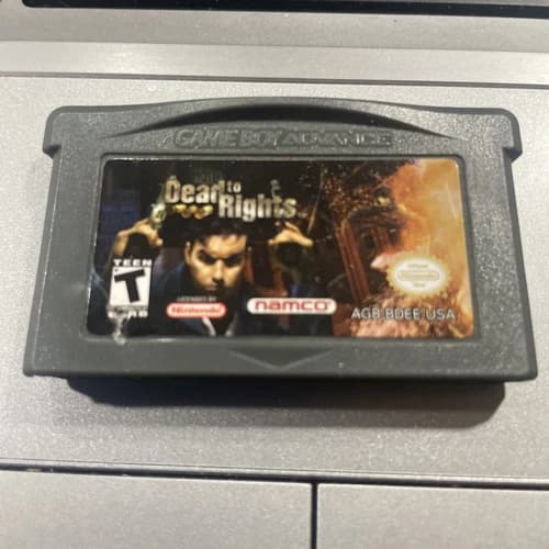 Dead to Rights Nintendo Game Boy Advance GBA 2004 Tested USA Cartridge Only