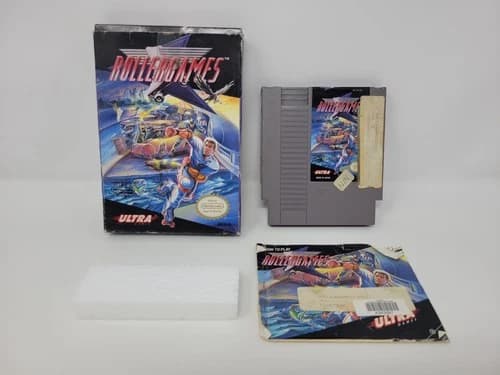 Rollergames Original Nintendo NES CIB Complete Free US Shipping Tested Read