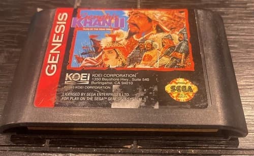 Genghis Khan II - Sega Genesis (GEN) - USED