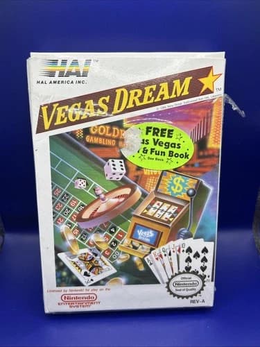 Nintendo NES Vegas Dream CIB Game Manual Protector.