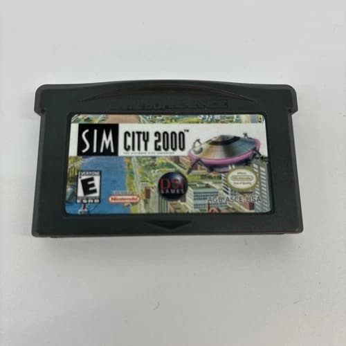 SimCity 2000 (Nintendo Game Boy Advance, 2003) GOOD, TESTED!