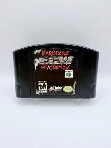 ECW Hardcore Revolution N64 Game Cartridge