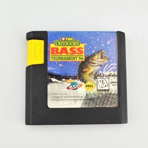 Sega TNN Outdoors Bass Tournament '96 (Sega Genesis, 1996) Cartridge ONLY