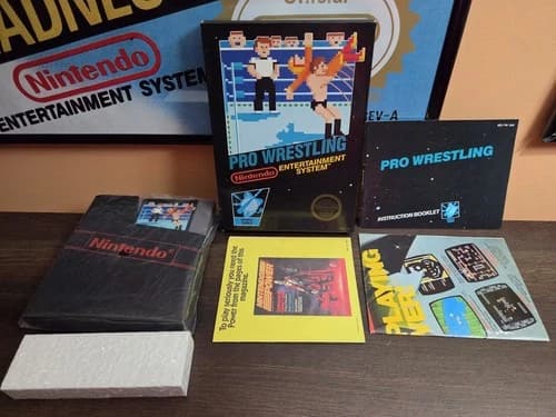 Nes Pro Wrestling Complete In Box