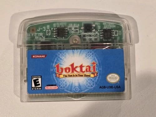 Boktai: The Sun Is in Your Hand Nintendo Game Boy Advance 2003 Authentic, Tested