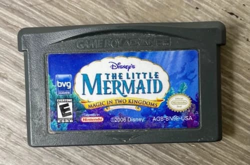 Little Mermaid: Magic in Two Kingdoms Gameboy Advance GBA Tested