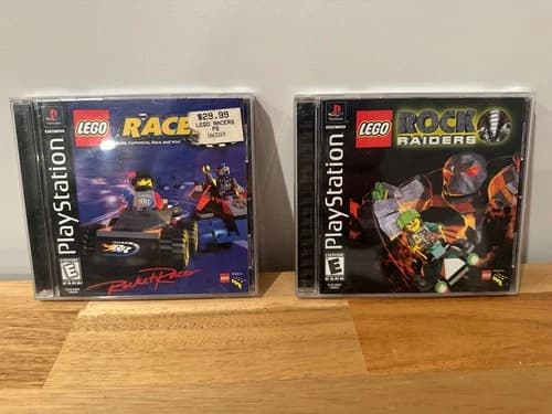 LEGO Rock Raiders AND Racers - Playstation PS1 TESTED