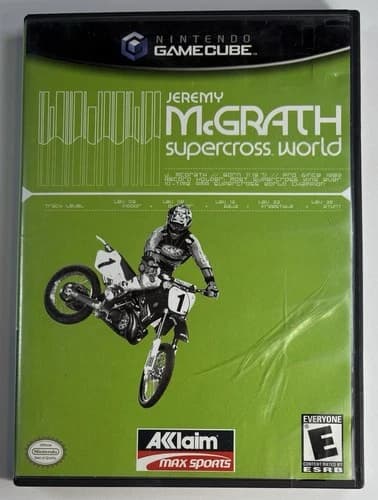 Jeremy McGrath Supercross World (Nintendo GameCube, 2002) Complete CIB - TESTED