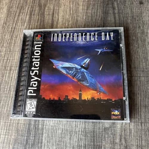 Independence Day (Sony PlayStation 1, 1997) Black Label PS1 Tested Working