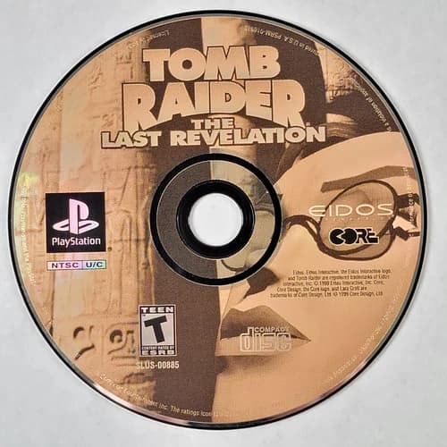 Tomb Raider The Last Revelation - Loose Sony PS1 Playstation 1 Disc