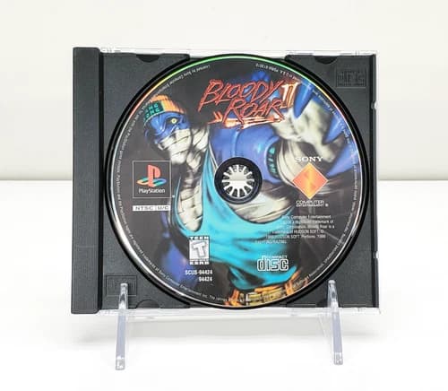 Bloody Roar 2 II - (Sony PlayStation 1 PS1 1999) - Disc Only - Tested - Has Wear
