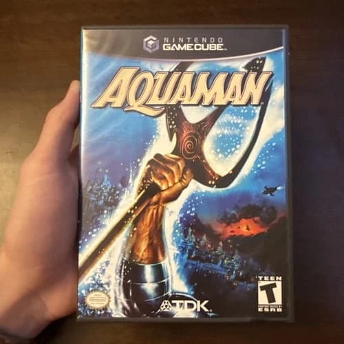 Aquaman: Battle for Atlantis (Nintendo GameCube) Complete W Reg - Authentic