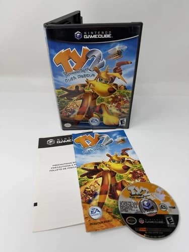 Ty the Tasmanian Tiger 2: Bush Rescue (Nintendo GameCube) CIB Complete Tested