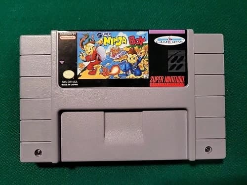SNES Super Ninja Boy Nintendo Cartridge Only Authentic Tested Working