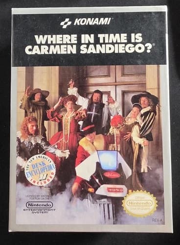 Where in Time is Carmen Sandiego Nintendo Entertainment System NES CIB TESTED