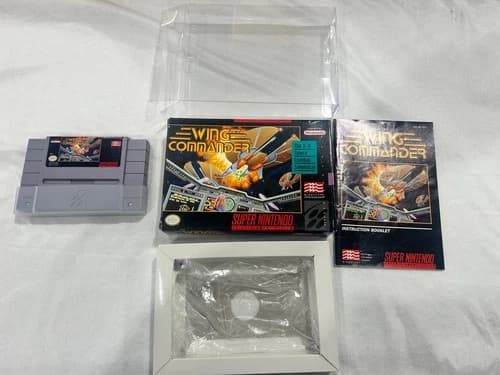 Wing Commander: The Secret Missions (Super Nintendo SNES) Tested, box manual etc