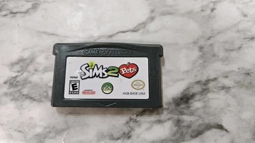 The Sims 2: Pets (Nintendo Game Boy Advance, GBA 2006) Game only