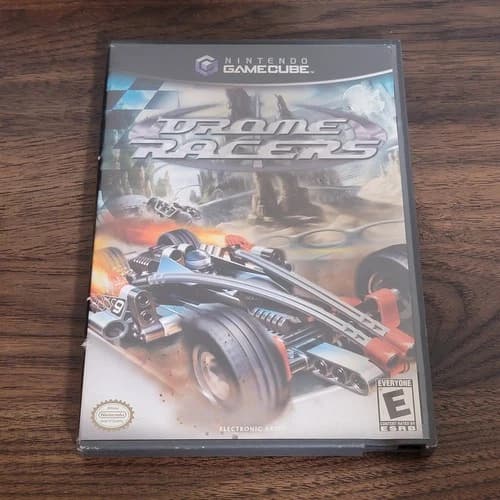 Drome Racers Nintendo GameCube Complete In Box CIB - Movie Store Sticker