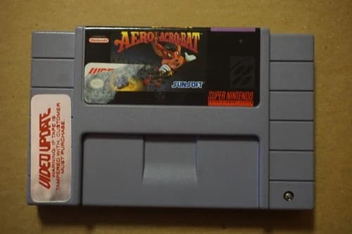 Aero the Acro-Bat (Super Nintendo Entertainment System, 1993) Cartridge Only
