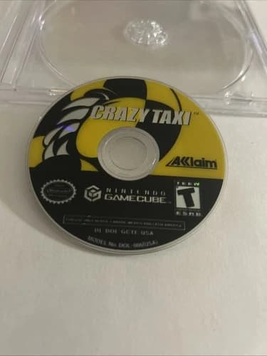 Crazy Taxi (Nintendo GameCube, 2001)- Disc Only- Tested/ Authentic