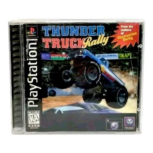 Thunder Truck Rally (Sony PlayStation 1, 1997) PS1 CIB Complete w/Manual!
