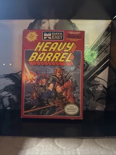 Heavy Barrel (Nintendo NES) Complete in Box w/ Reg Card CIB