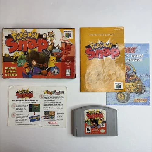 Pokemon Snap (Nintendo 64 | N64) Authentic Complete in Box CIB Stickers