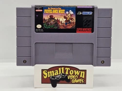 American Tail: Fievel Goes West (Super Nintendo Entertainment System, 1994)
