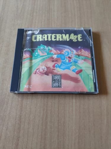 Cratermaze TurboGrafx 16 - PC Engine, Good Condition, Nec, HuCard, aka Doraemon