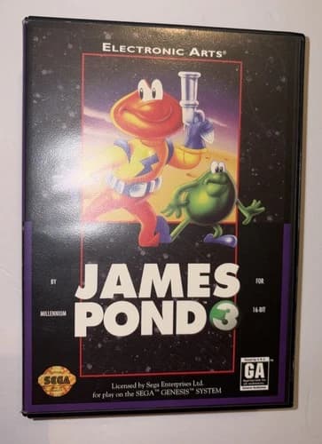 James Pond 3: Operation Starfish for Sega Genesis - COMPLETE