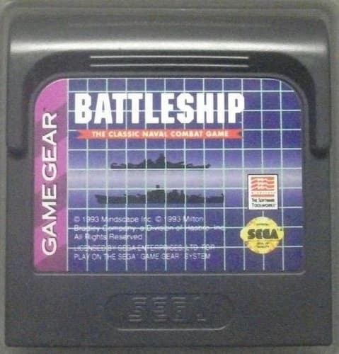 Battleship Sega Game Gear Cartridge