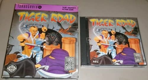 Tiger Road TurboGrafx 16 complete in box