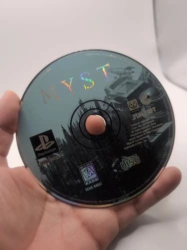Myst PlayStation 1 PS1 Scratch Free Tested Working