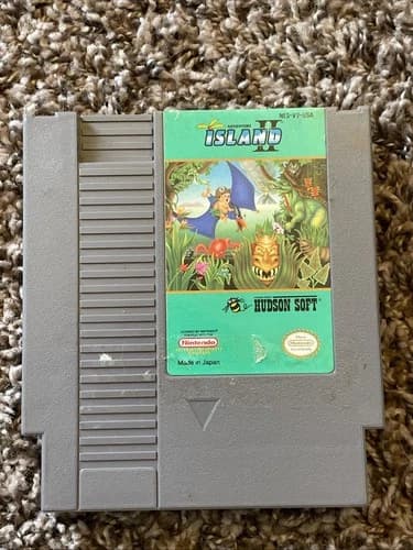Adventure Island 2 Nintendo NES Game Tested