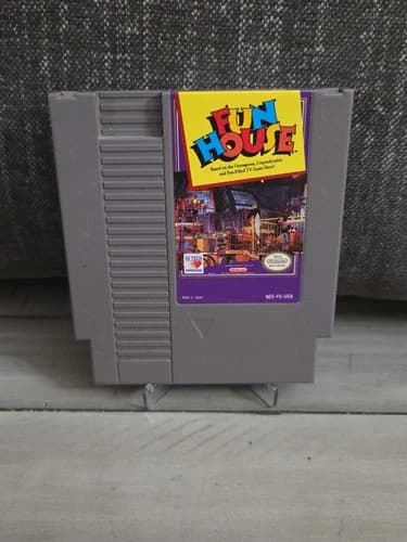 Fun House (Nintendo NES, 1991) Authentic, Game Cart Only, tested/works