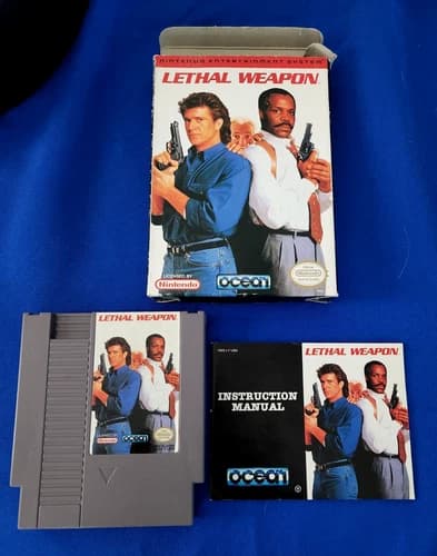 Lethal Weapon Nintendo NES CIB Complete In Box w/ Manual Ocean - 1993