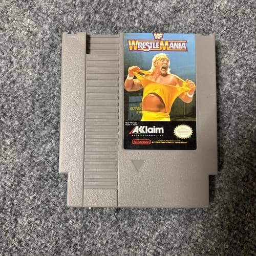 WWF WrestleMania (Nintendo Entertainment System 1988) NES Authentic Tested (WWE)