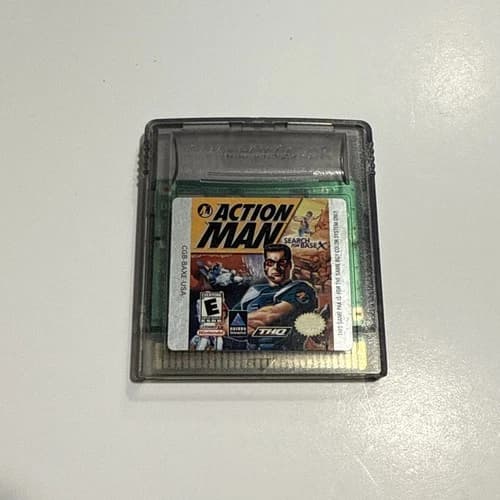 Action Man: Search for Base X (Nintendo Game Boy Color, 2001) Tested and Working
