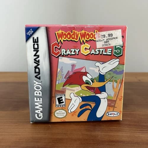Woody Woodpecker in Crazy Castle 5 (Nintendo Game Boy Advance, 2003) CIB RARE