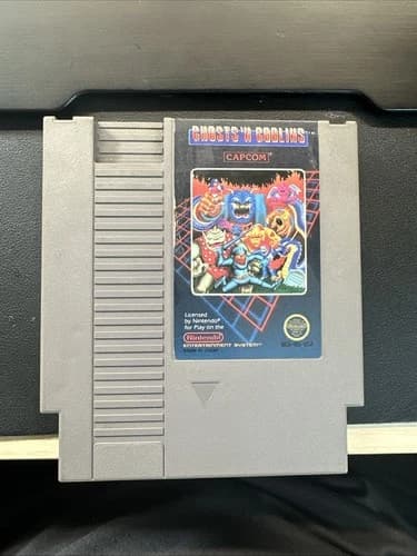 Ghosts 'n Goblins (Nintendo Entertainment System, 1986) Cartridge - Tested NES