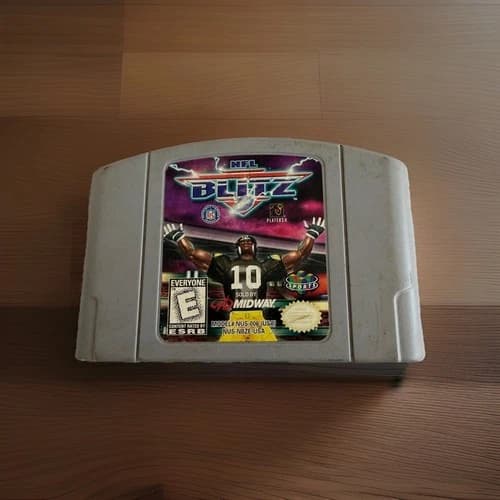 NFL Blitz Football Nintendo 64 N64 Midway Game Cartridge Cart Authentic & Tested