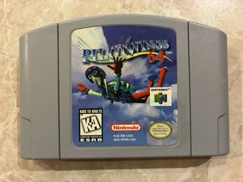 Pilotwings 64 - Nintendo 64 N64, 1996 - Authentic Cartridge * Tested *
