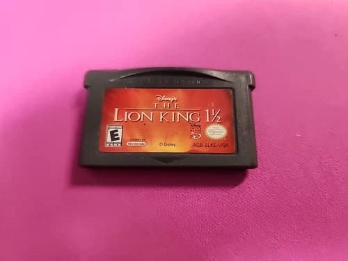 The Lion King 1 1/2 Nintendo Gameboy Advanced Authentic Tested Cart Only GBA