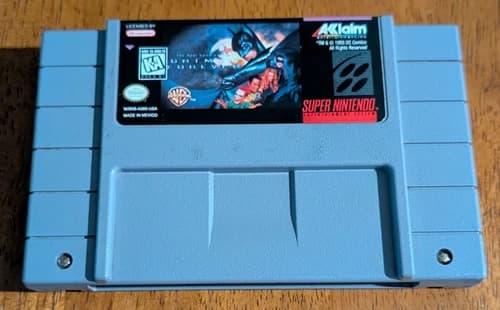 1995 SNES Batman Forever Super Nintendo - Cartridge *ONLY* Very Good Condition
