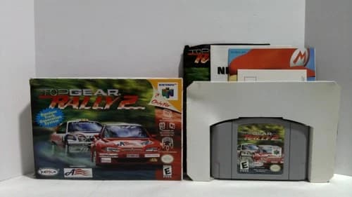 Top Gear Rally 2 (Nintendo 64, 1999) Box Manual Complete CIB N64