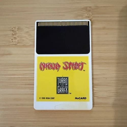 TG16 💥 Ninja Spirit 💥 Turbo Grafx 16 Hucard Clean Tested Shinobi Ninja