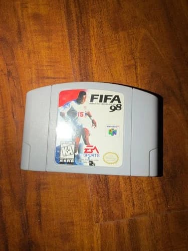 FIFA Road To World Cup '98 (Nintendo 64, 1997) N64 Authentic Cart Only Uested