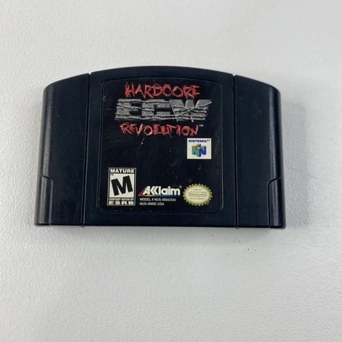 ECW: Hardcore Revolution N64 (Nintendo 64, 2000) Authentic Cartridge Only Tested