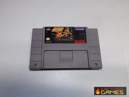 AUTHENTIC! Natsume Championship Wrestling - GAME ONLY - SUPER NINTENDO SNES 27a