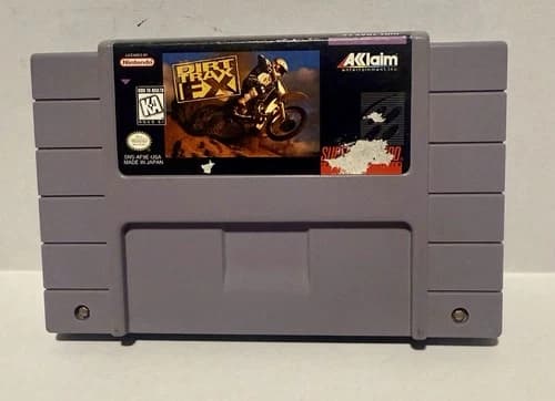 Dirt Trax FX (Super Nintendo, 1995) SNES Authentic Tested Cartridge Only
